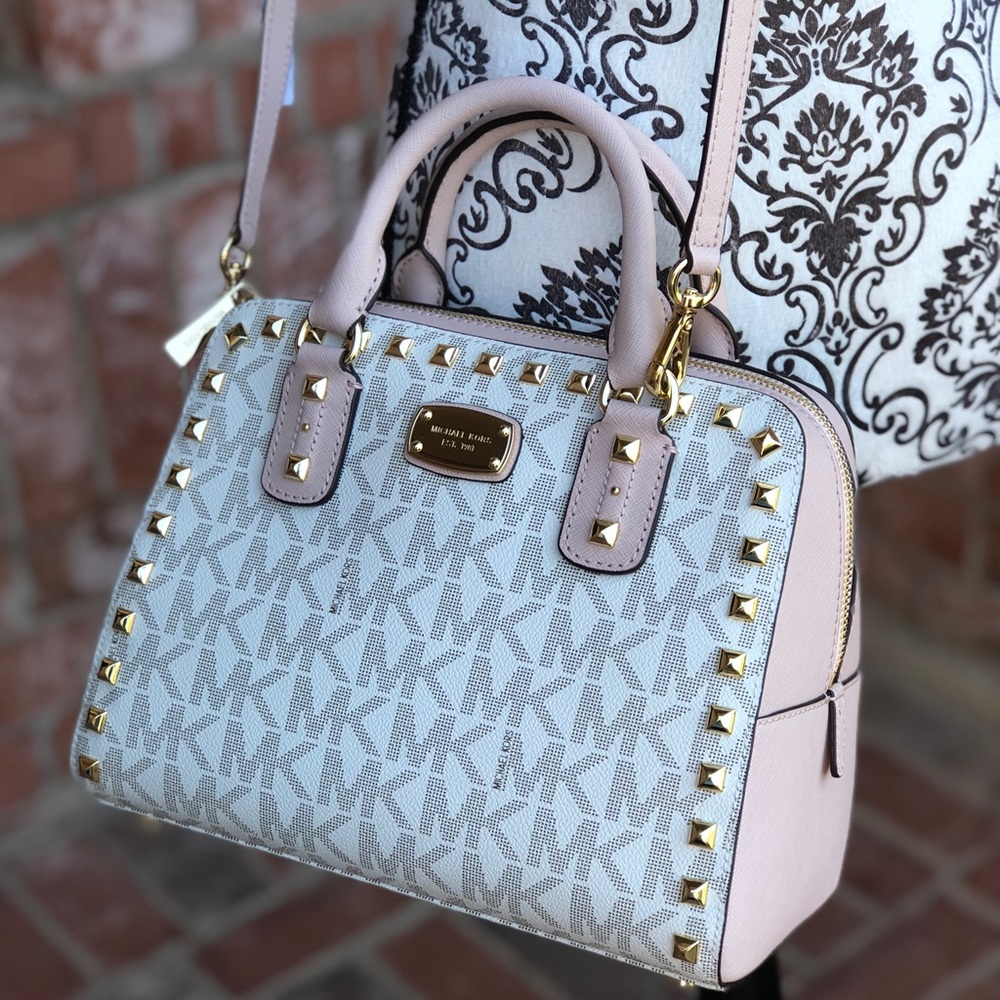 Michael kors Small sandrine studded satchel bag - Picture 2 of 8